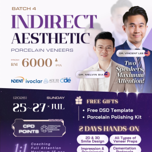 Indirect Aesthetic Porcelain Veneers (Batch 4)